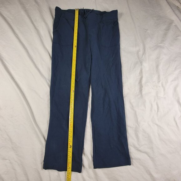 LL Bean Mens Large Blue Sweatpants Winter Warm Casual Outdoors Loungewear - Picture 10 of 11